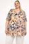 Picture of CURVY GIRL TUNIC WITH BACK KNOT AND FLARED SLEEVE